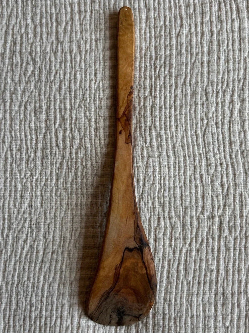 Sur La Table Italian Olivewood Curved Turner Cooking Utensil
